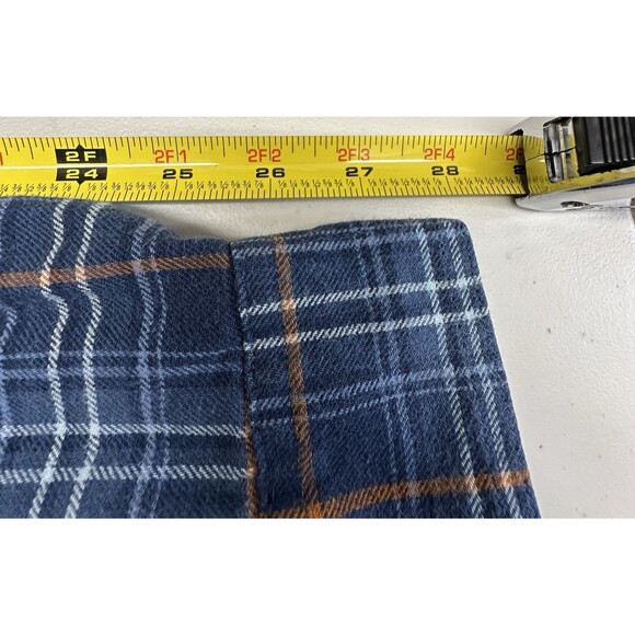 Columbia Shirt Men’s Size 2XLT Plaid Button Up Chest Pocket Cotton Blend Outdoor - Picture 5 of 8